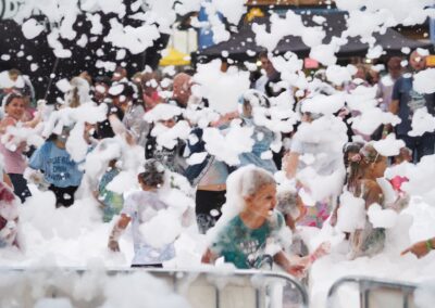 Imprezy plenerowe w ogrodzie piana party