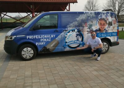 Profesjonalny pokaz piany